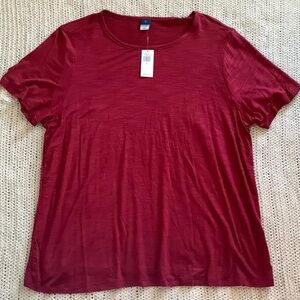 Old Navy: Size S, Luxe, Maroon T-Shirt. Smoke free home.